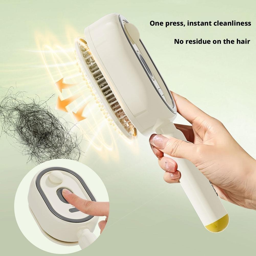 Electric Spray Air Cushion Massage Comb,Self-Cleaning Anti-Tangle Electric Brush