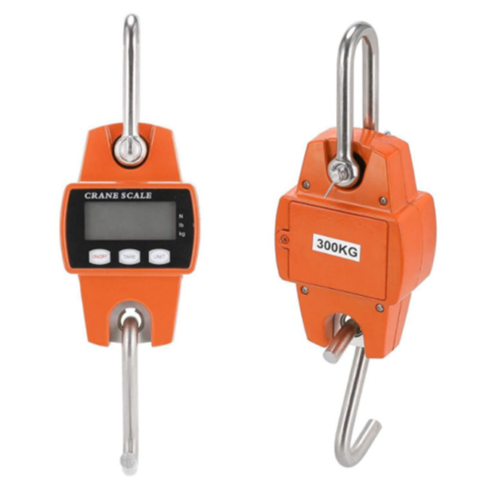 Mini Crane Scale Weight 300kg Heavy Duty Hanging Hook Scales Portable Scale