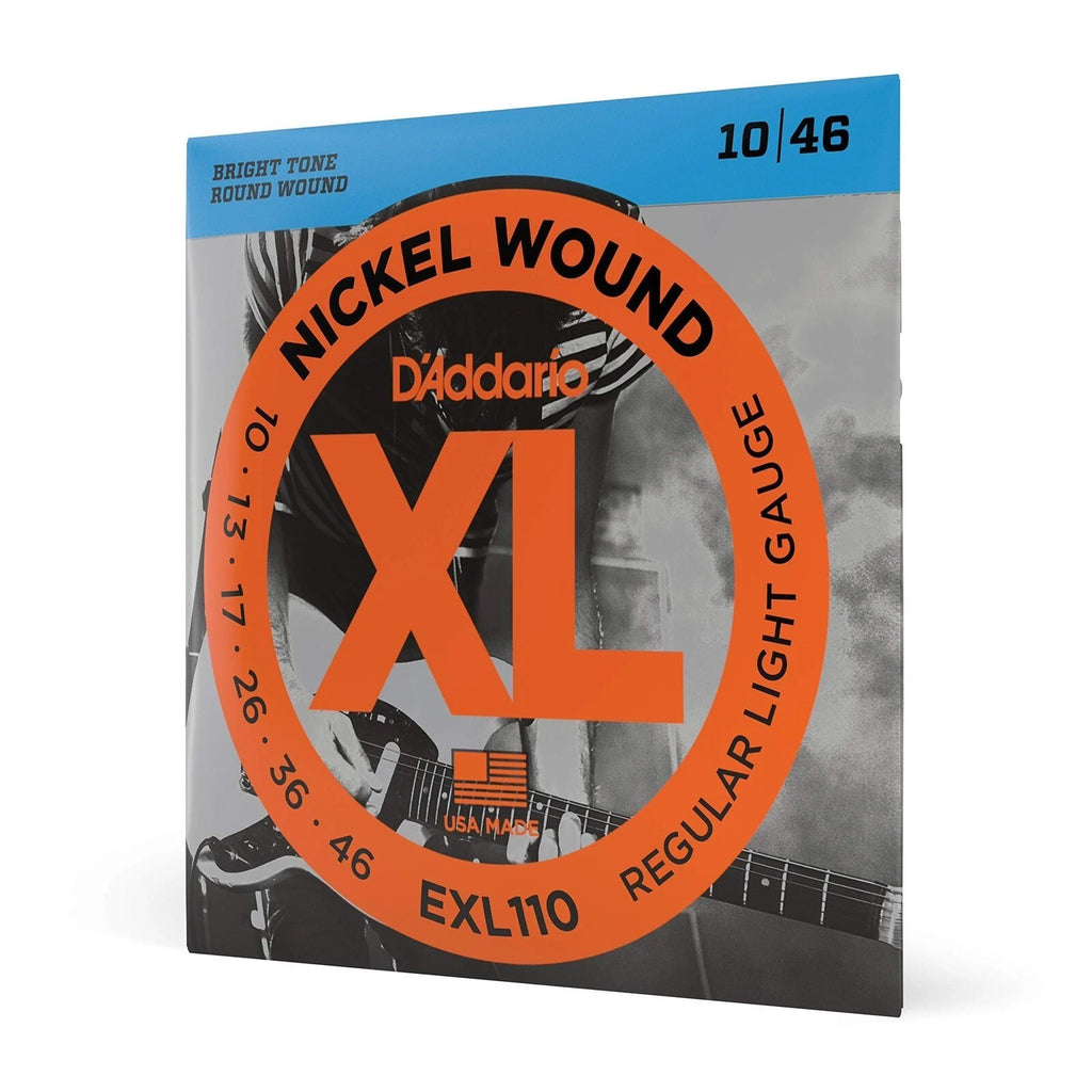 3Packs D'Addario EXL110 10-46 Gauge Regular Light Electric Guitar String Set NN4