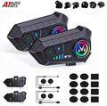 2X Wireless Bluetooth HiFi Motorbike Call Headphone Motorcycle Helmet Headset