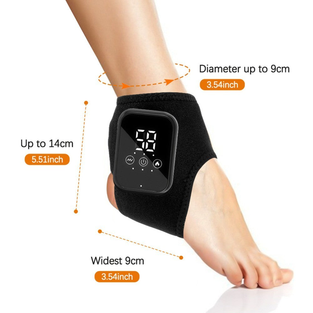 1/2x Electric Foot Ankle Massager Method Massager Vibration Infrared Pain Relief
