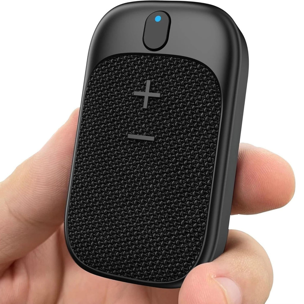 Clip On Wearable Speaker Bluetooth 5.4 Lightweight Pocket Sized 5 Hour Battery
