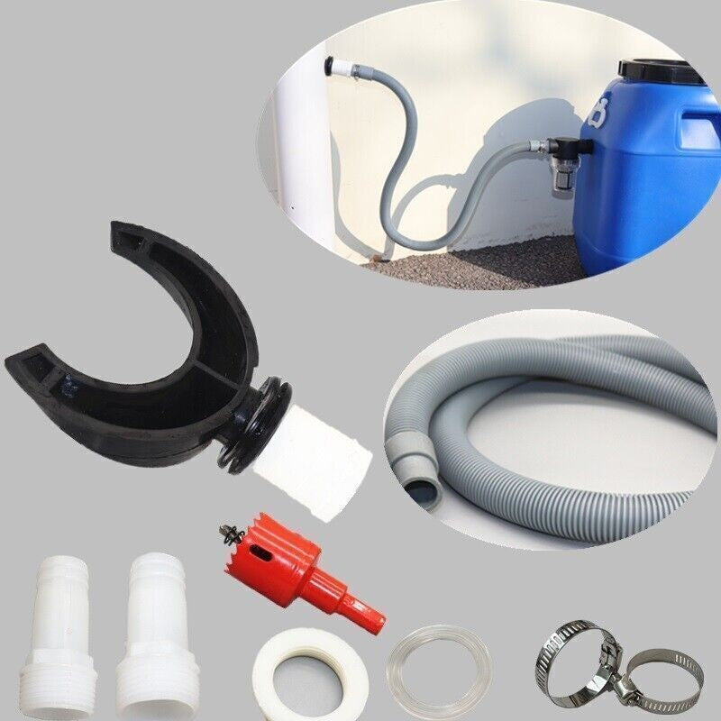 Rain Collector Downpipe 100mm Rain Thief Rainwater Collector Water Collector Set