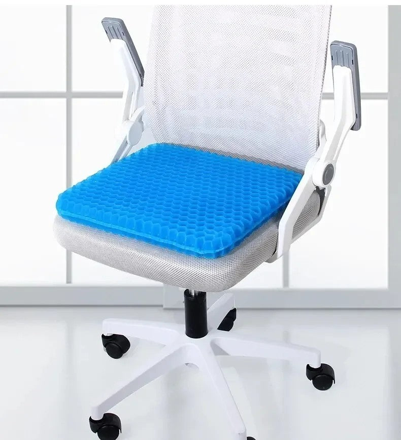 Gel Seat Cushion Extra thicken For Long Sitting Office Car Chair Orthopaedic UK