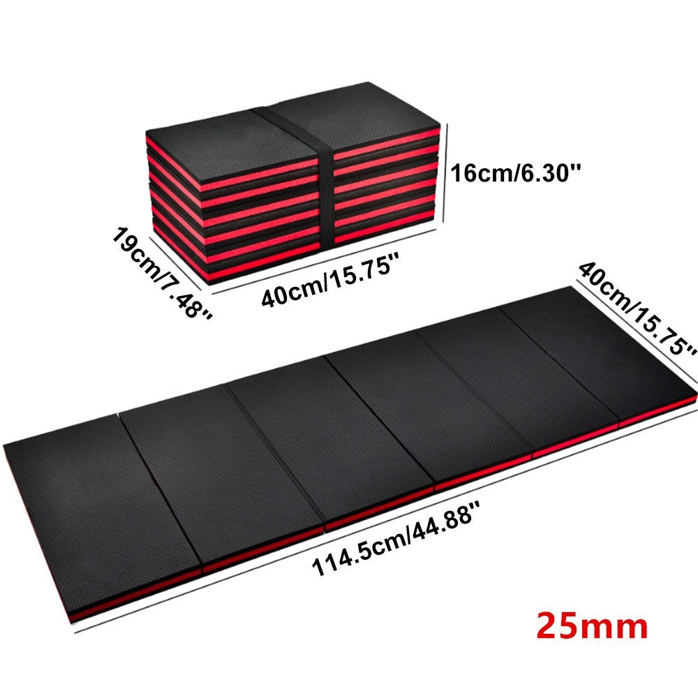 3in1 Mechanics Mat Large Garage Kneeling Laying Foam Work Mat Folding 25mm Thick