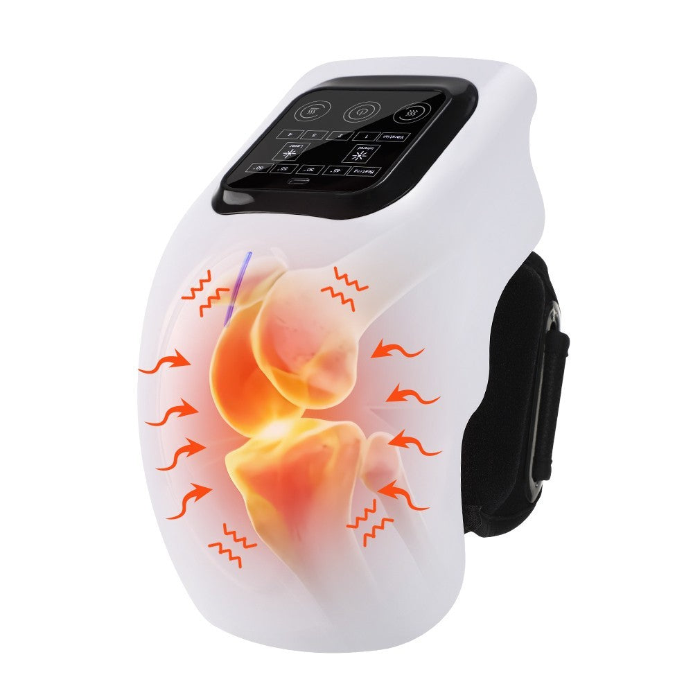 4-in-1 Cordless Knee Massager with Heat Vibration Red Light Therapy Pain Relief