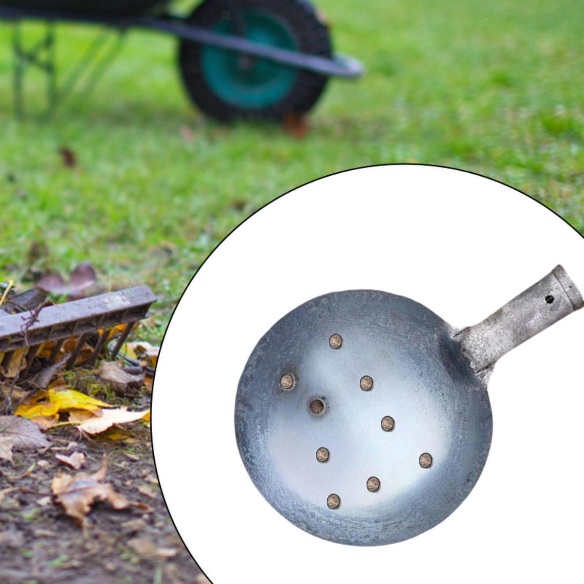 Heavy Duty Metal Scoop for Sewer And Drain Cleaning