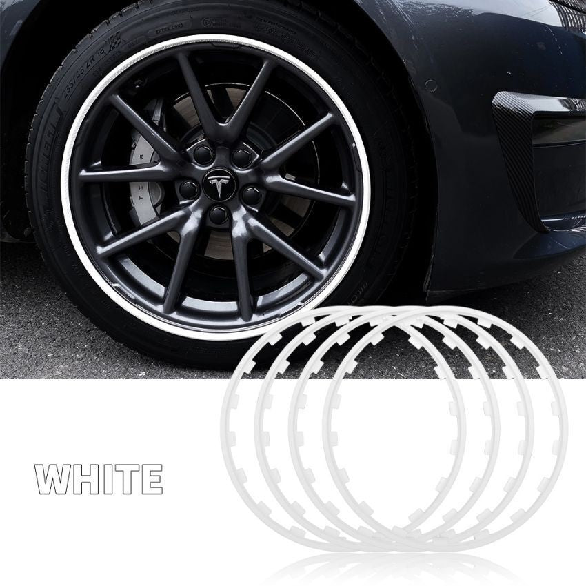 4PCS/SET Strip Car Wheel 20-21 Inch Hub Rim Rims Protector Decor Tire Guard Line