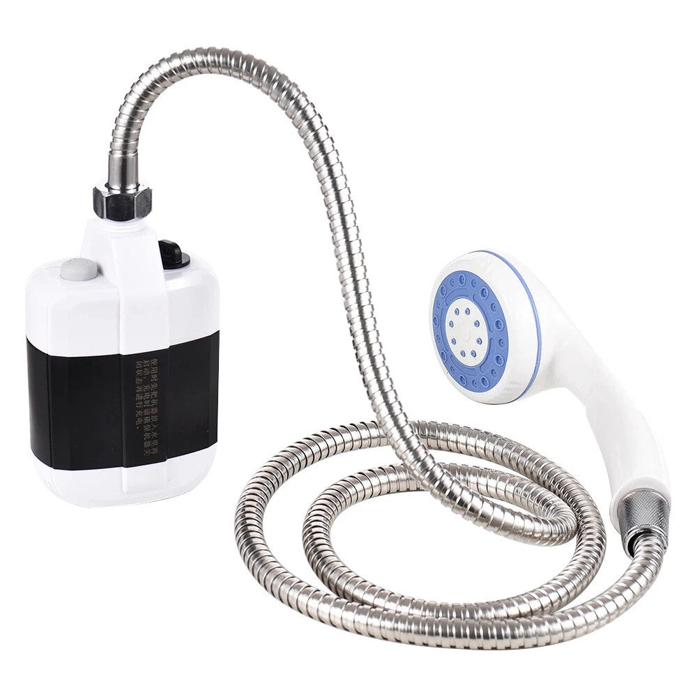 Portable Camping Shower USB Rechargeable 4L/min Water Pump with Hose for Hiking