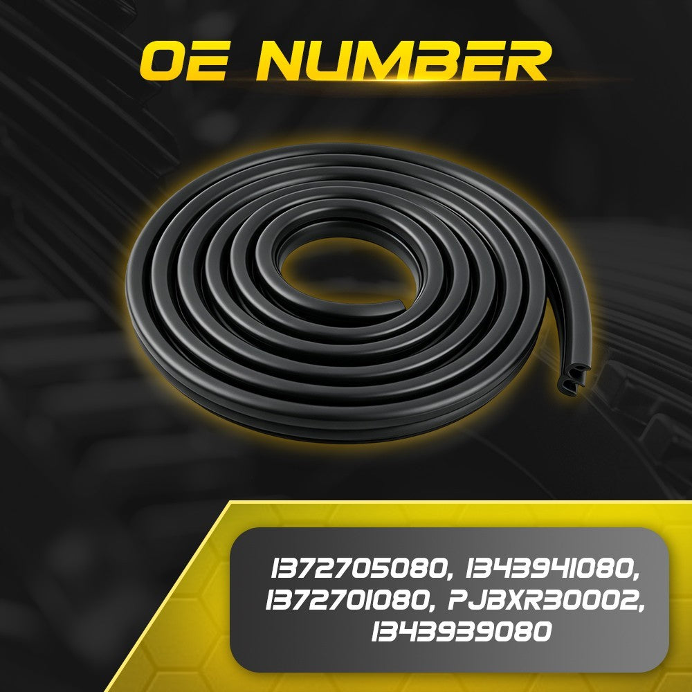 For Boxer Ducato Relay Side Sliding Door Weatherstrip Rubber Seal 2006+on 6.3 m