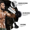 739ML Metal Protein Shaker Bottle Leakproof Sports Mixer Cup with Mixing Ball