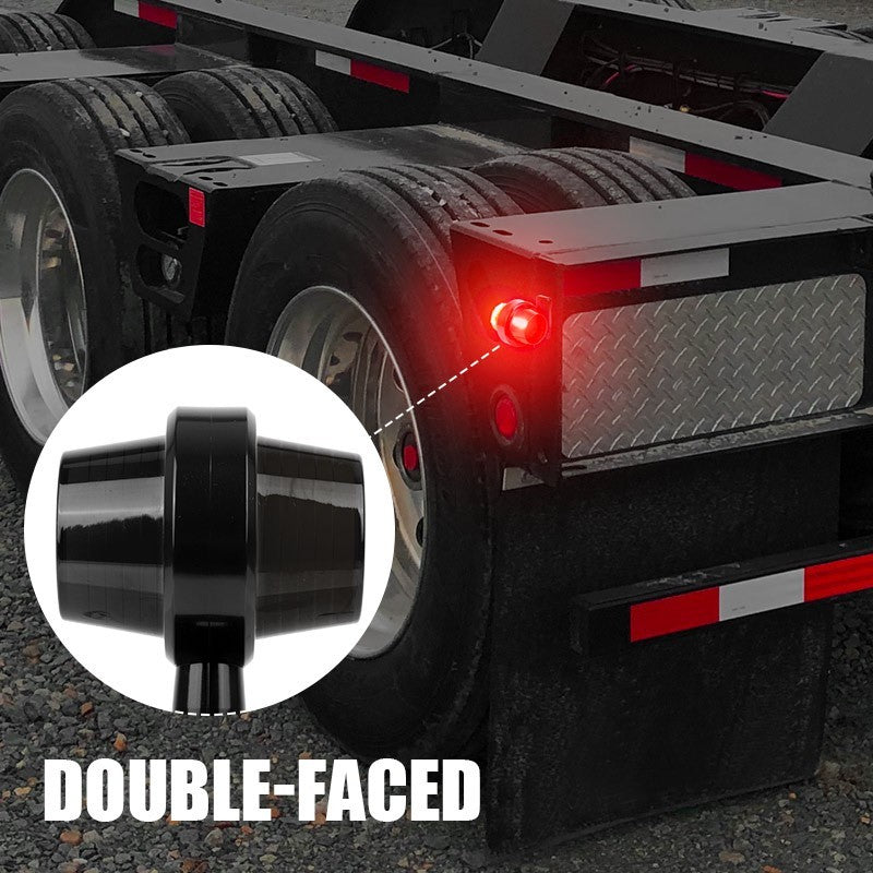 2 x Amber Red 12V 24V LED Neon Lights Side Marker Lamps for Scania MAN DAF Volvo