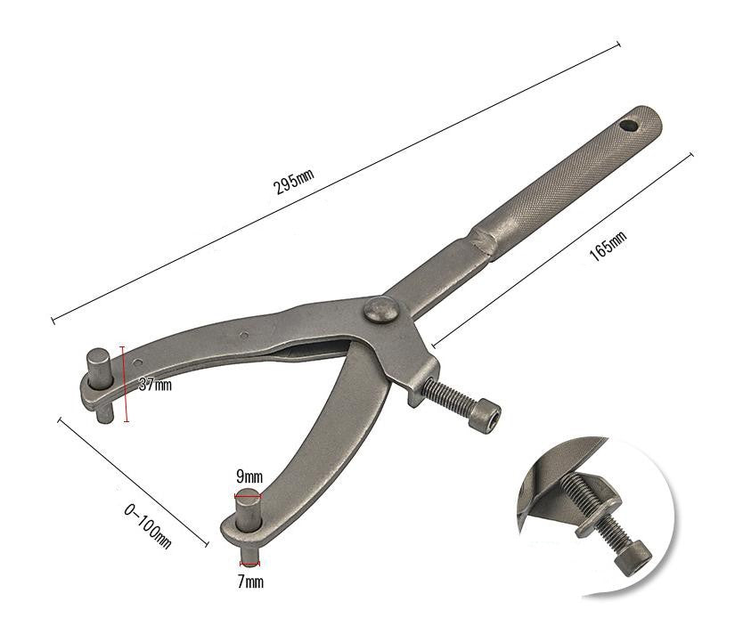Counterholding wrench for camshaft gear counterholder tool set for car keys