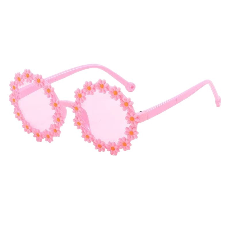Cute Flower-Shaped Sun-Protective Sunglasses For Children