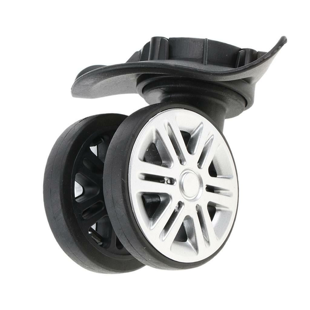 4Pcs Universal Luggage Wheels Replacement 360° Swivel Casters Travel Suitcase