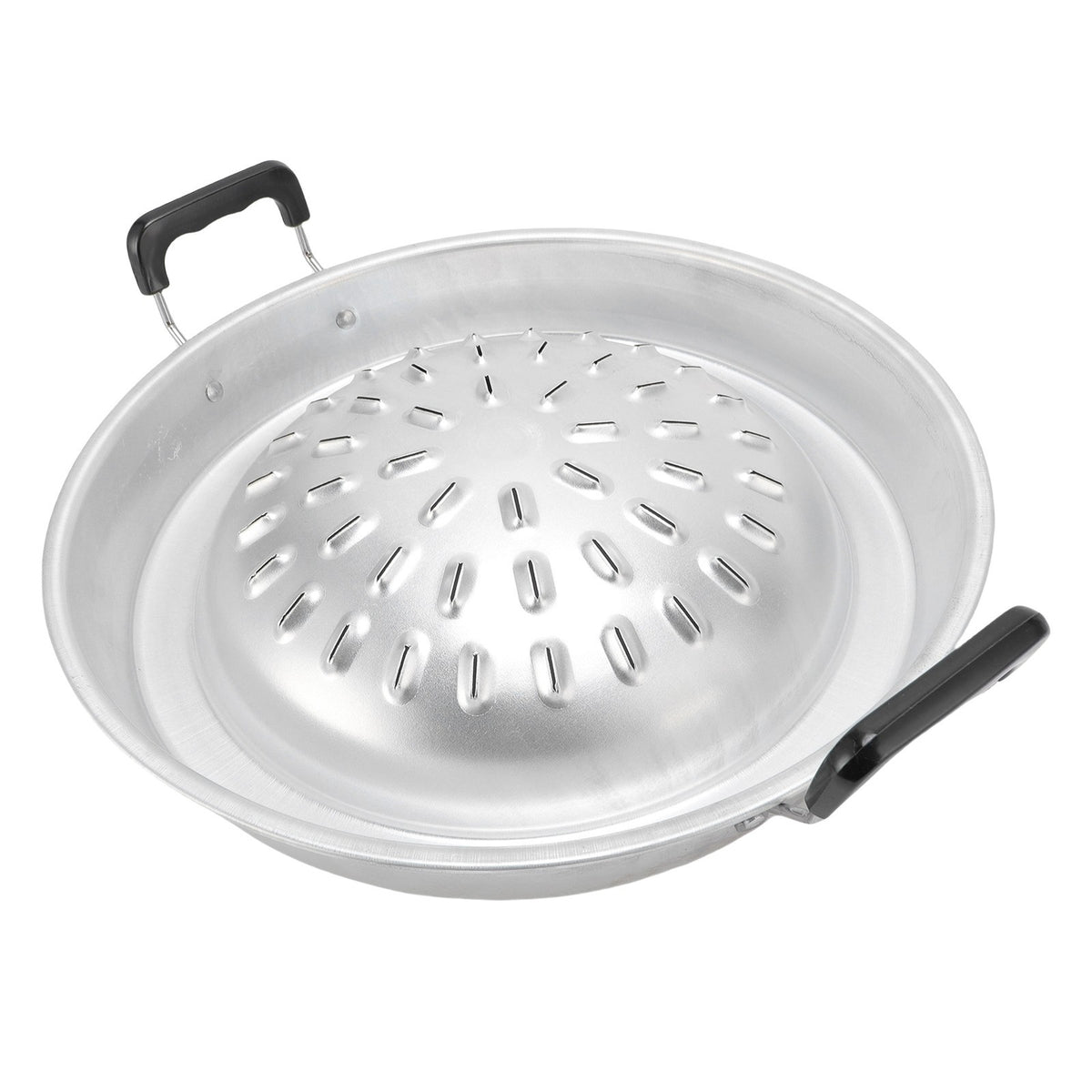 *35cm/13.78in* Original Color Thai BBQ Grill Pan 2 In 1 Non Stick Even Heating
