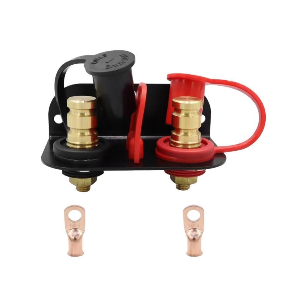 Remote Battery Terminals 250A Car Battery Terminal Jumper Battery Jump Post Kit