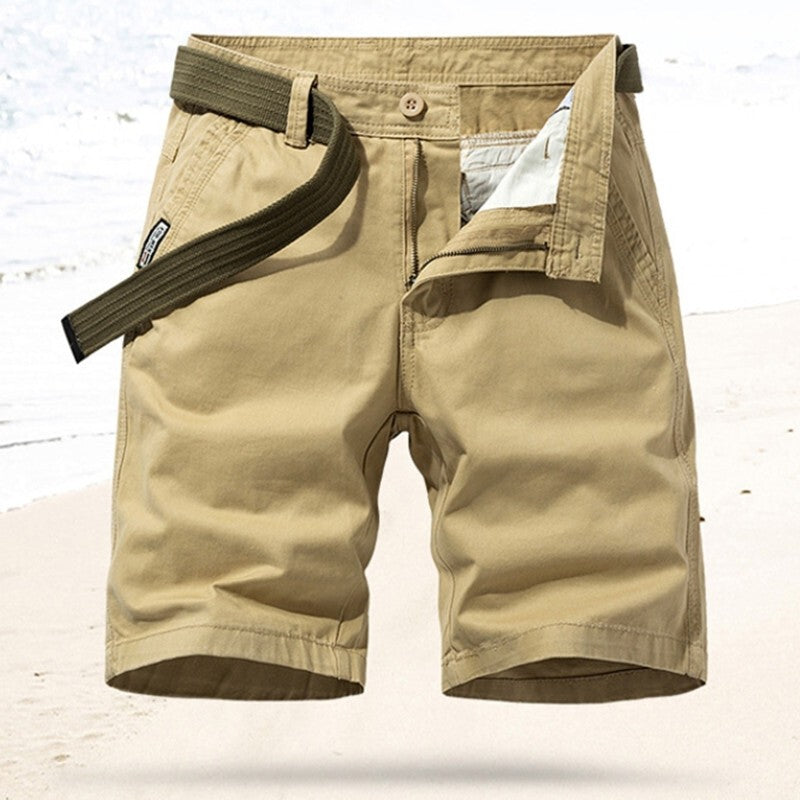 Mens Chino Shorts Casual Slim Fit Stretch Classic Relaxed Golf Summer Half Pants