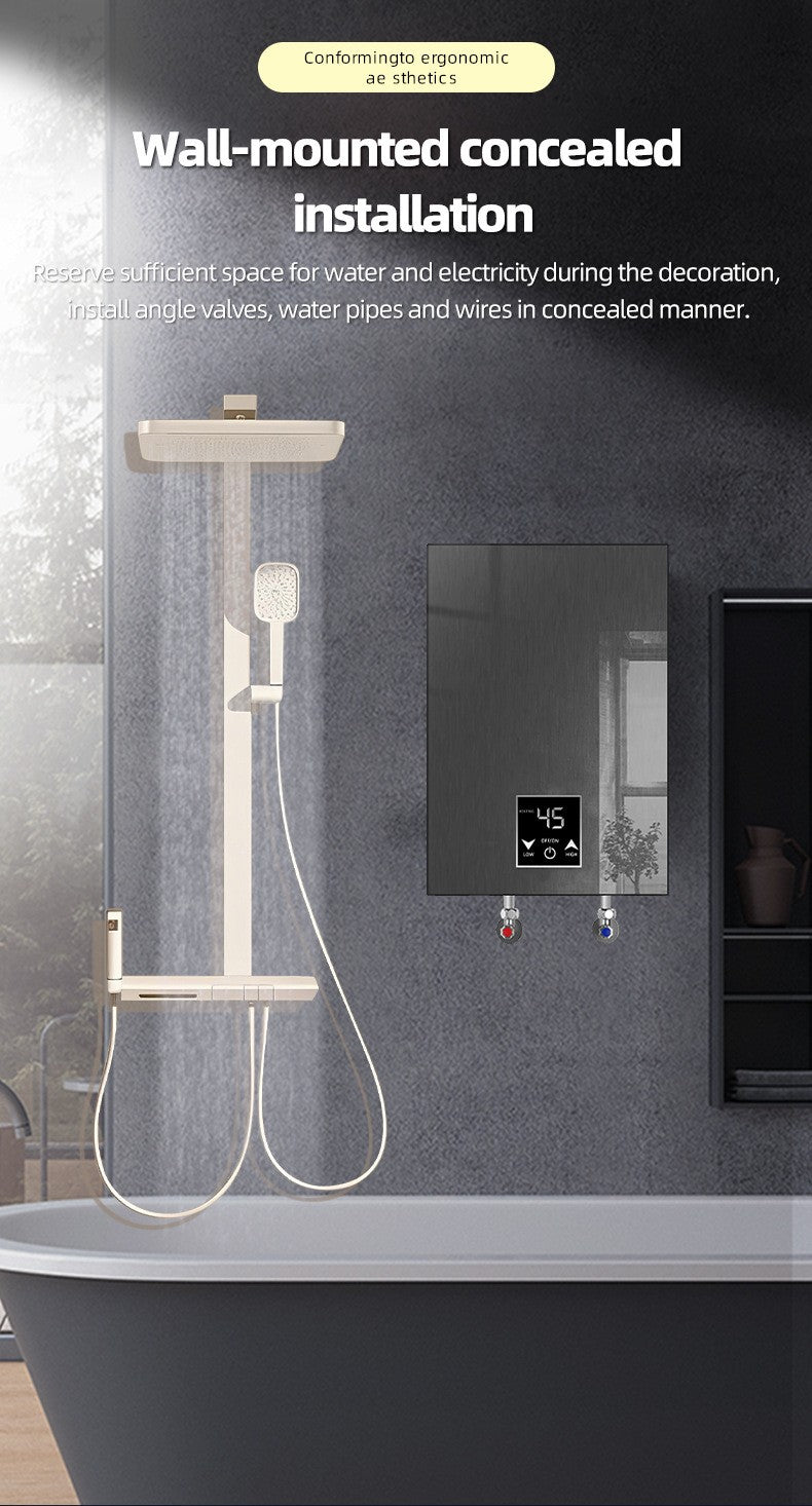 5500W Instant Electric Tankless Water Heater On‑Demand Hot Water Shower