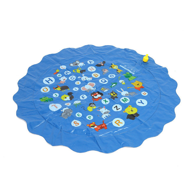 Thickened PVC Kids Sprinkler Play Mat Outdoor Summer Cooling Toy