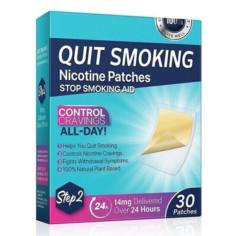Nicotine Patches Stop Smoking Aid Steps 1 Through 3 to Quit Smoking Patches New