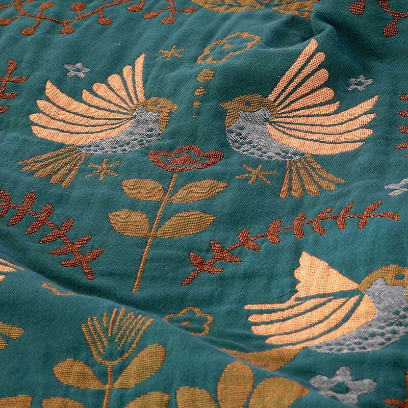Blanket Nordic Boho Home Decor Green Bohemia Cotton Sofa Chair Cover Throw