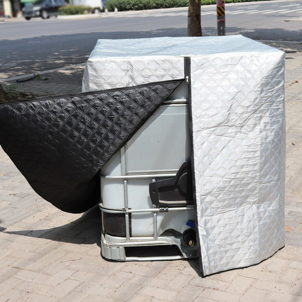 Thermal Insulation IBC Tank Cover for 1000L Water Tanks Frost and UV Protection