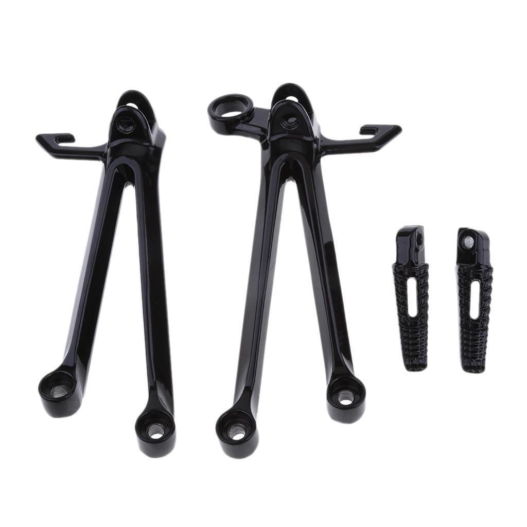 Rear Passenger Foot Peg Footrest Bracket Set For Suzuki GSXR1000 2005-2006