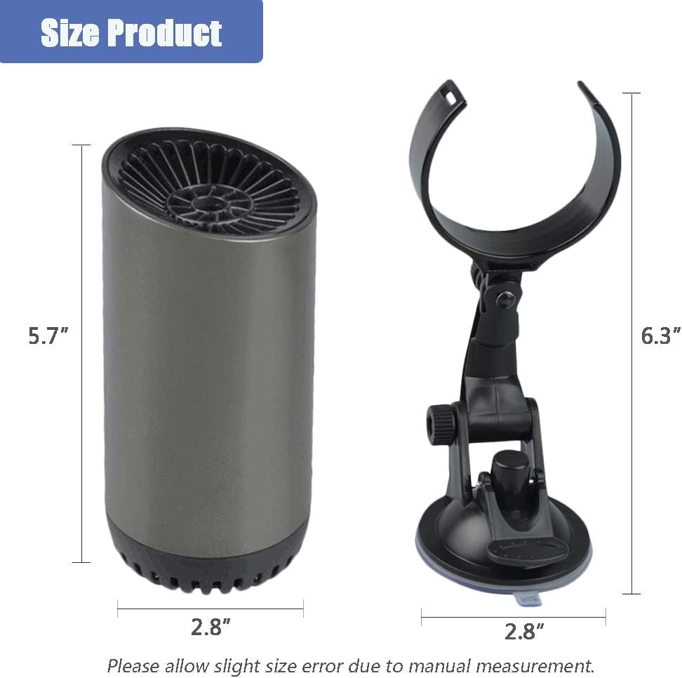 Car Heater 150W 12V Windshield De-Icers Fast Heating & Cooling Fan Cars Machine