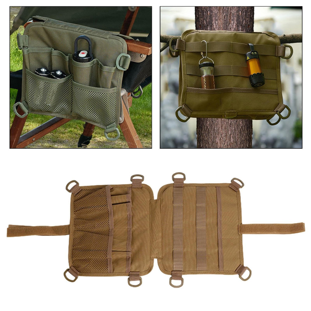 Camping Chair Armrest Bag 600D Oxford Cloth Multifunctional Cover Type Chair