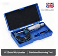 Outside Micrometer 0-25mm/0.01mm Grad Metric External Caliper 0-25mm