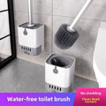 Bristle Toilet Brush &Holder Set Cleaning Brush Bathroom WC Base