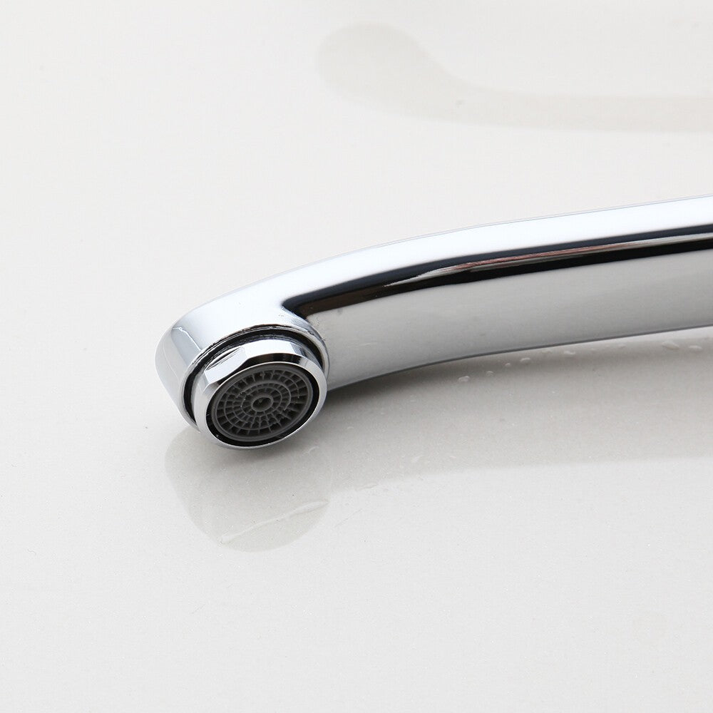 Medical Faucet Long Handle Single Hole Mixer Faucet Arm Touch Wash Taps