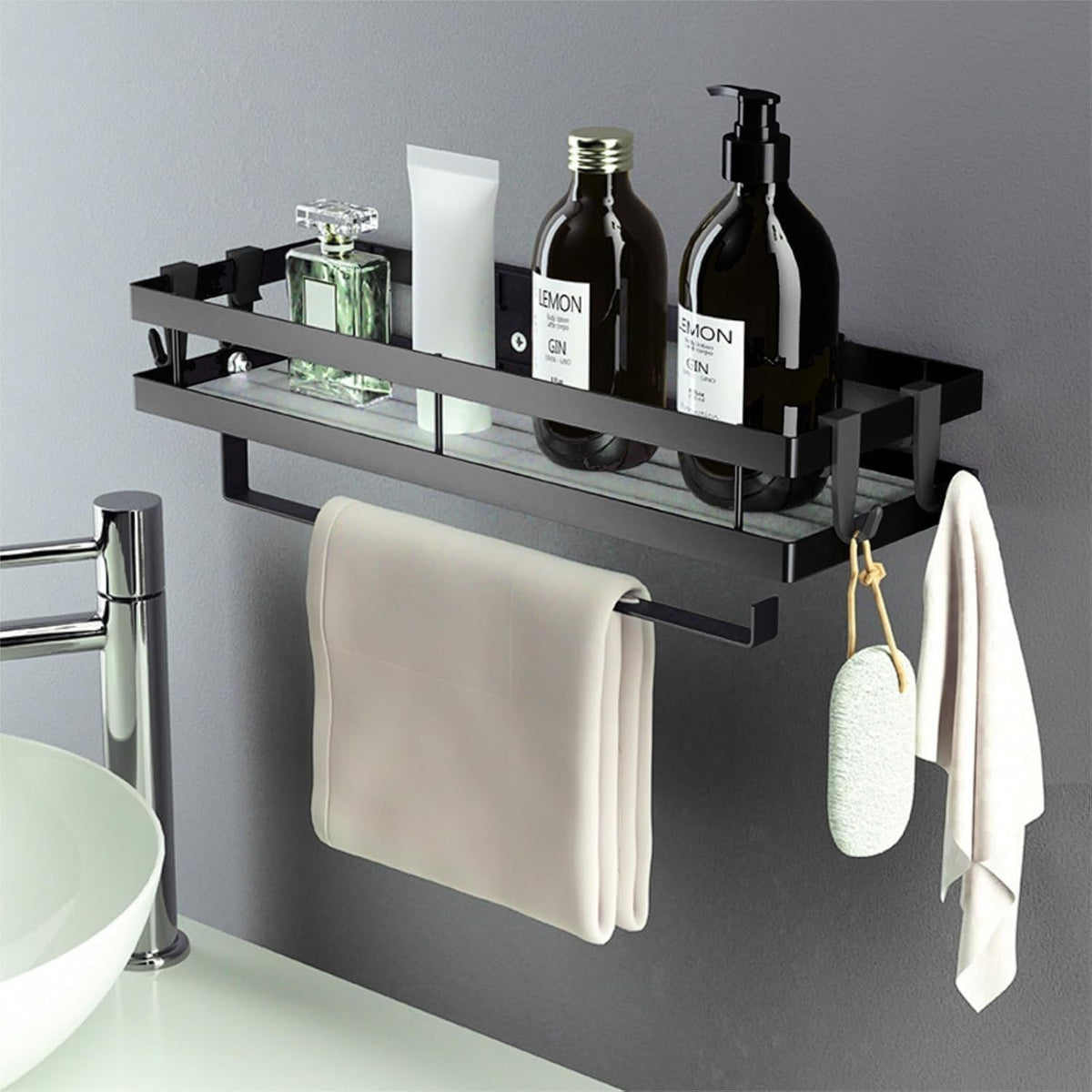 Spice Rack Wall Mounted Kitchen Spice Organizer Wall Shelf Kitchen Roll Holder