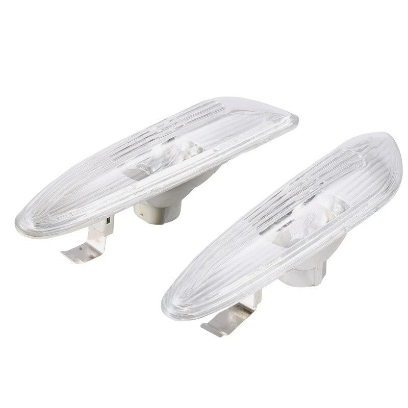 2x Clear Lens Side Indicator Repeater Light For BMW 5-Series E60E612004-2009