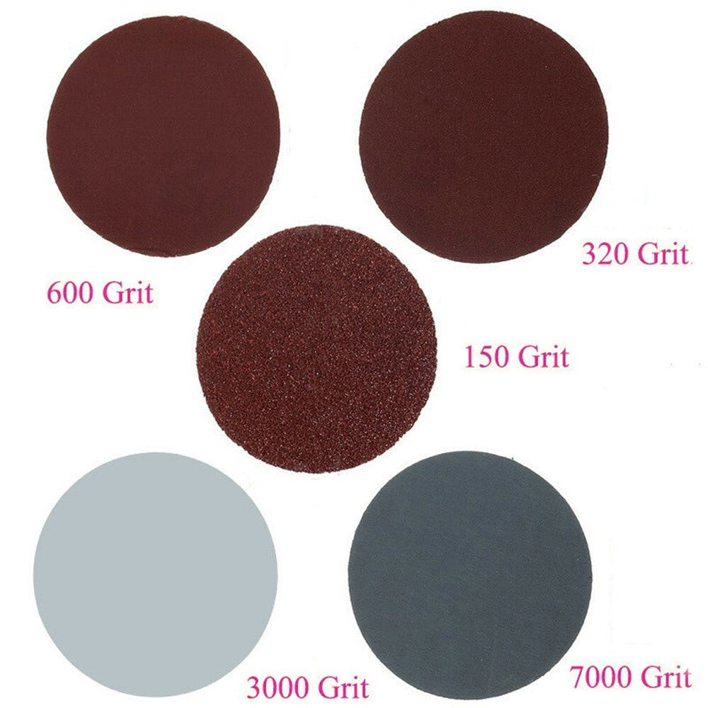 Deep Glass Scratch Repair Kit 34Pcs Wool Polishing Pad Polisher Removal Set