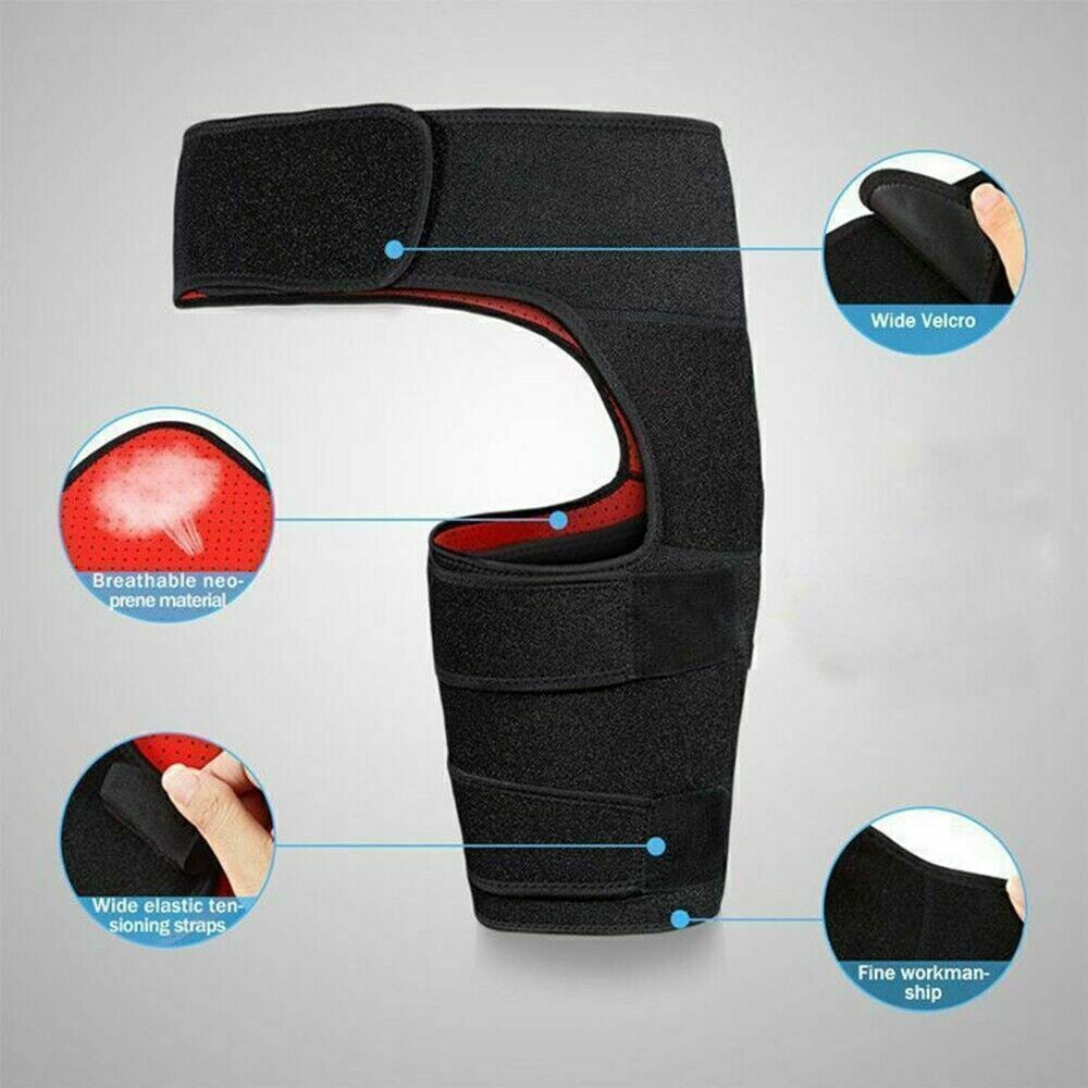 UK Adjustable Belt Hip Sciatica Nerve Pain Relief Groin Wrap Brace Rib Support
