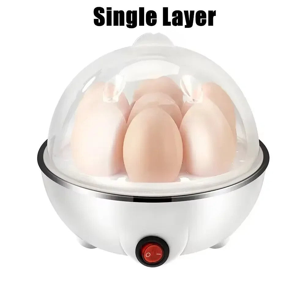 Egg Boiler Cooker Poacher Steamer Electric Boiled Eggs Omelette Maker UK plug