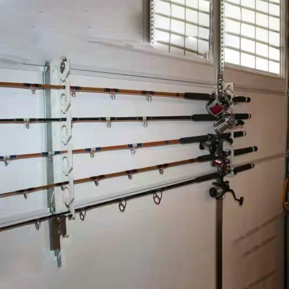 NEW Fishing Rod Rack Vertical Wall Mount Holder Ceiling Mount Storage Stand Pole