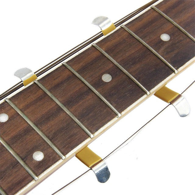11PCS Guitar Luthier Tool Kit Fret Crowning File Rocker Fingerboard Protectors
