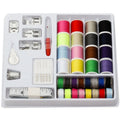 Sewing Threads Presser Foot Bobbins Kit for Hand & Machine Sewing DIY Embroidery