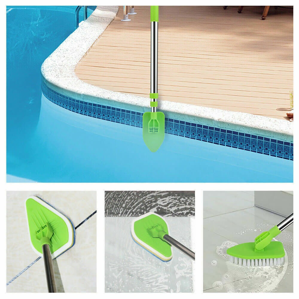Cleaning Tile Kit Bathroom Mop Shower Bath Screen Floor Cleaner Scrubber Tool UK