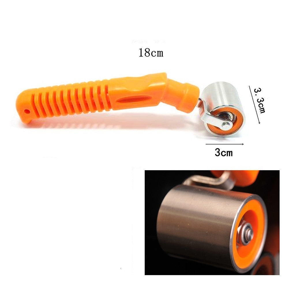 Stainless Steel Wall Sticker Roller Flat Pressure Roller DIY Tool