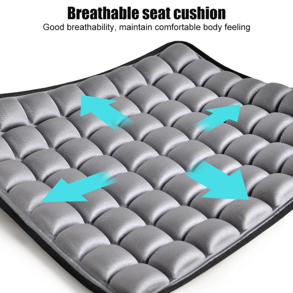 3D Air Cushion Seat Pad Office Chair Car Seat Sciatica Tailbone Pain Relief