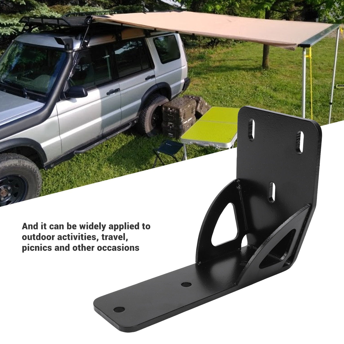 Awning Mounting Bracket Gusseted Awning Bracket 50mm Easy Installation Metal Pre