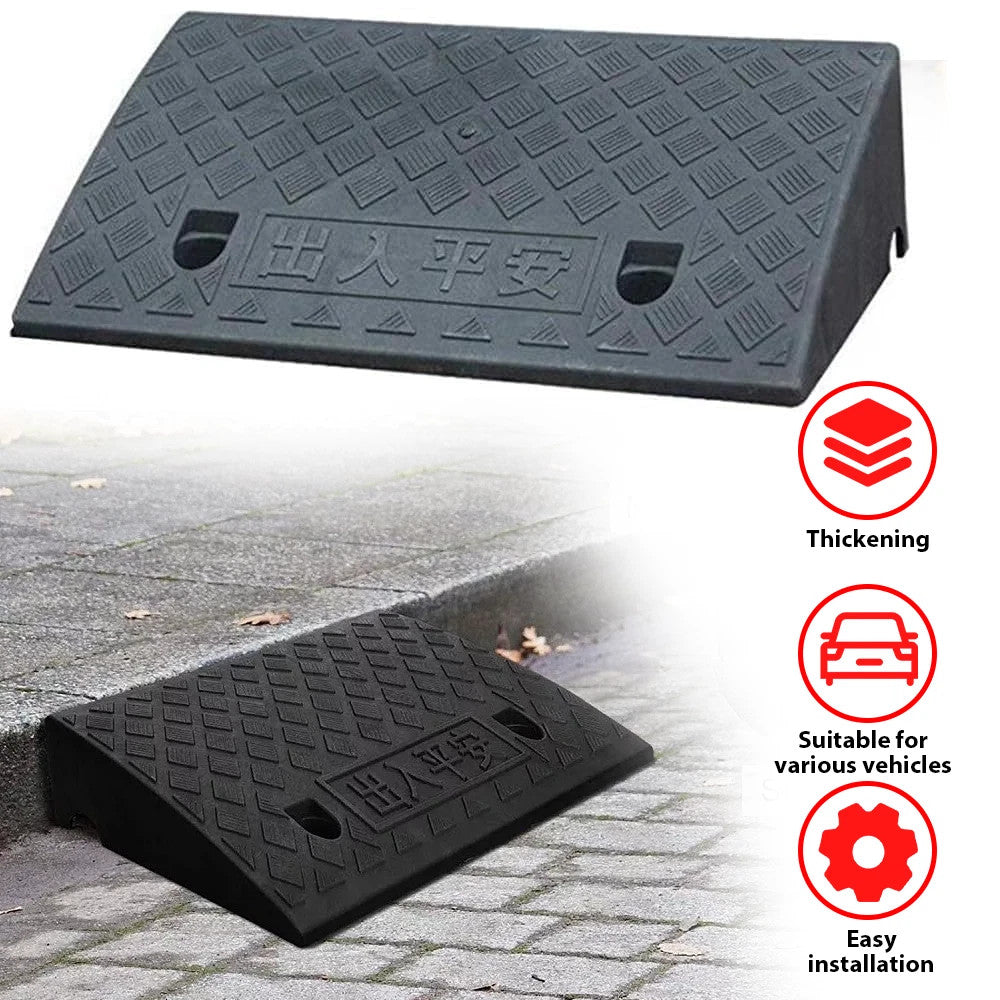 2x Heavy Duty Ramp Kerb Ramps for Driveway Car Vehicle Threshold Ramp Curb Tool