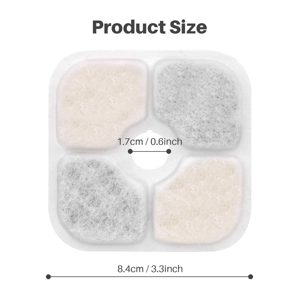 20x Carbon Filter for Catit Pixi Cat Fountain Filter Cartridges