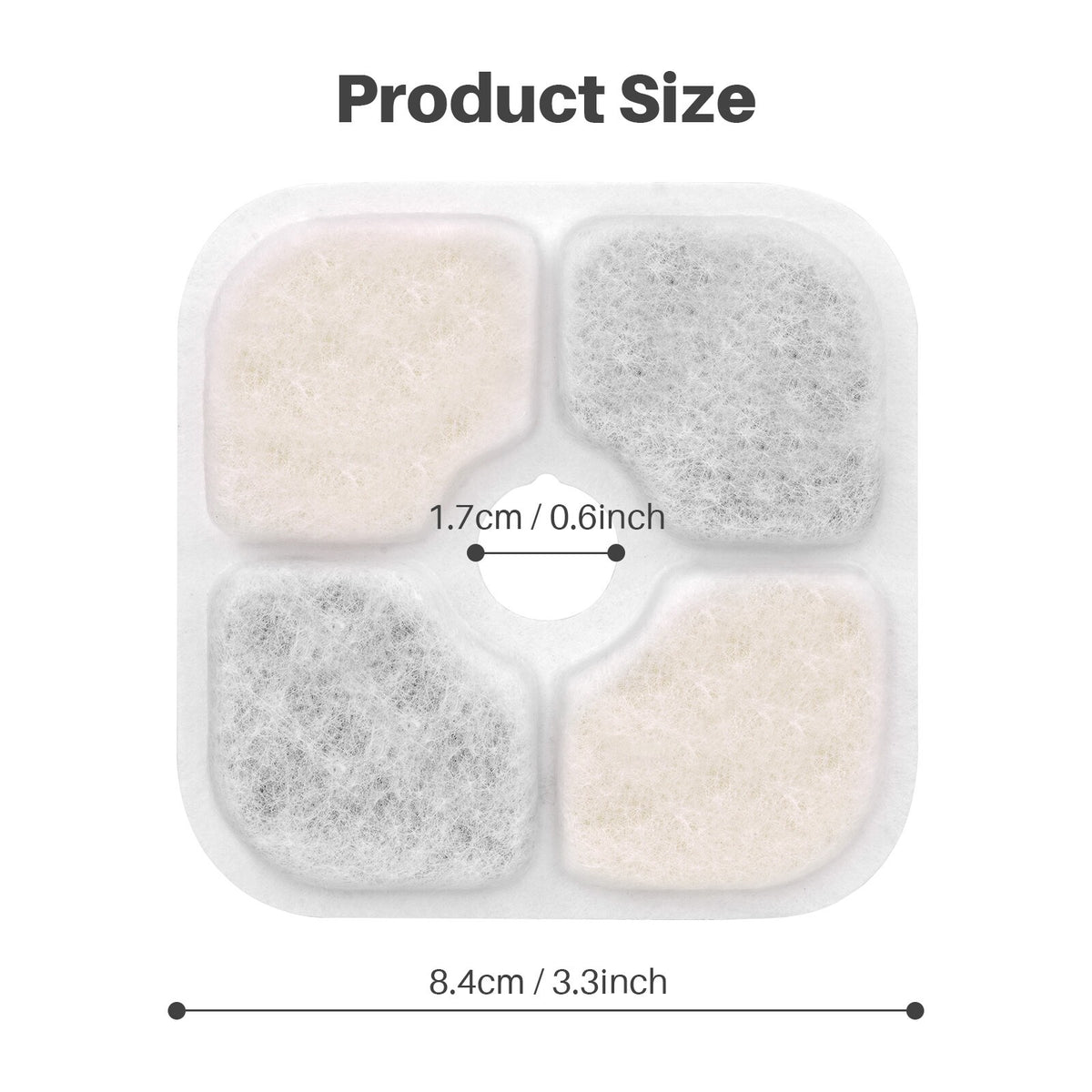 20x Carbon Filter for Catit Pixi Cat Fountain Filter Cartridges