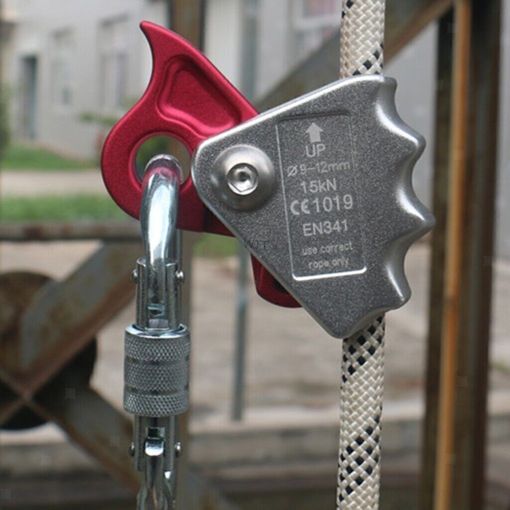Tree Arborist Rock Climbing Fall Arrest Gear Rescue Rope Grab Protect Equipment