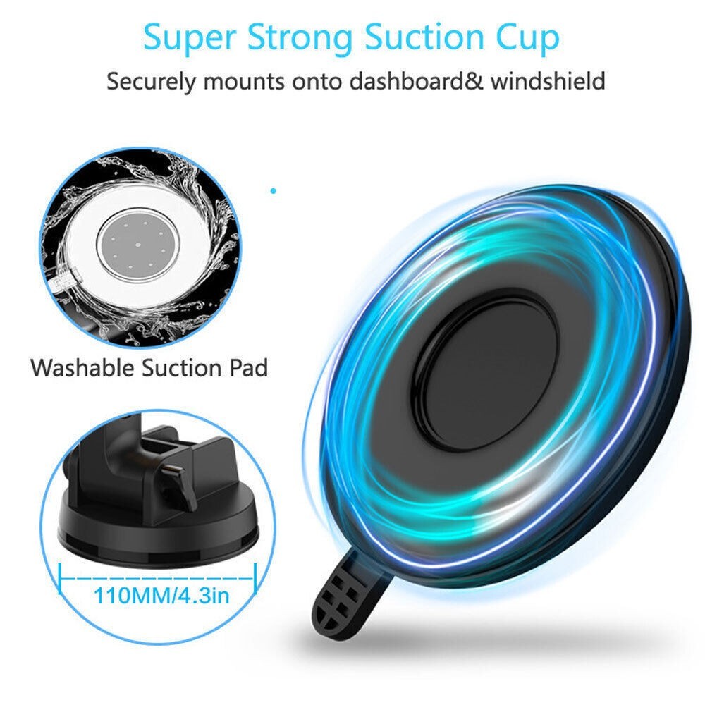 Heavy Duty HGV Truck 43cm Phone Holder Suction Mount Windscreen Cradle 11cm